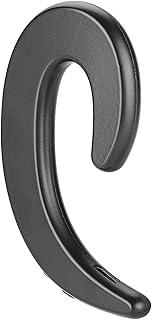 Zhiyavex Fone de Ouvido de Condução óssea, Fone de Ouvido Com Gancho de Orelha Sem Fio, Fone de Ouvido Indolor para Condução óssea, para Corrida, Ciclismo, Caminhada, etc. (Preto)