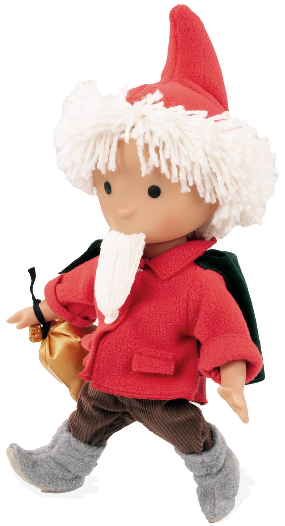Götz Sandmann Puppe rot 65 Jahre Jubiläumsedition 37 cm mit Schlafsandbeutel und Musikwerk