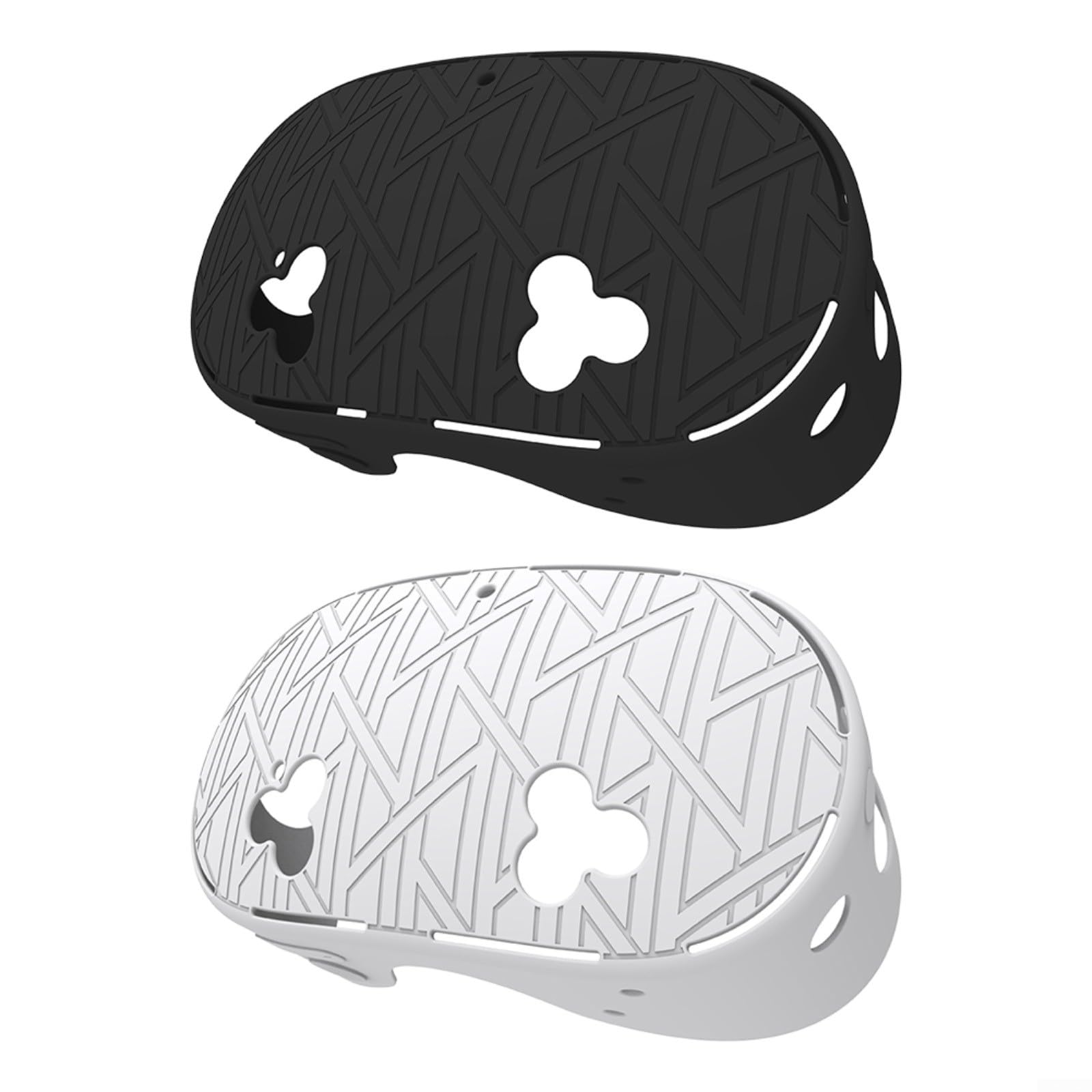 1 coque de protection en silicone pour Meta 3S contre la poussière et les rayures pour une utilisation VR pour votre casque 3S (blanc)