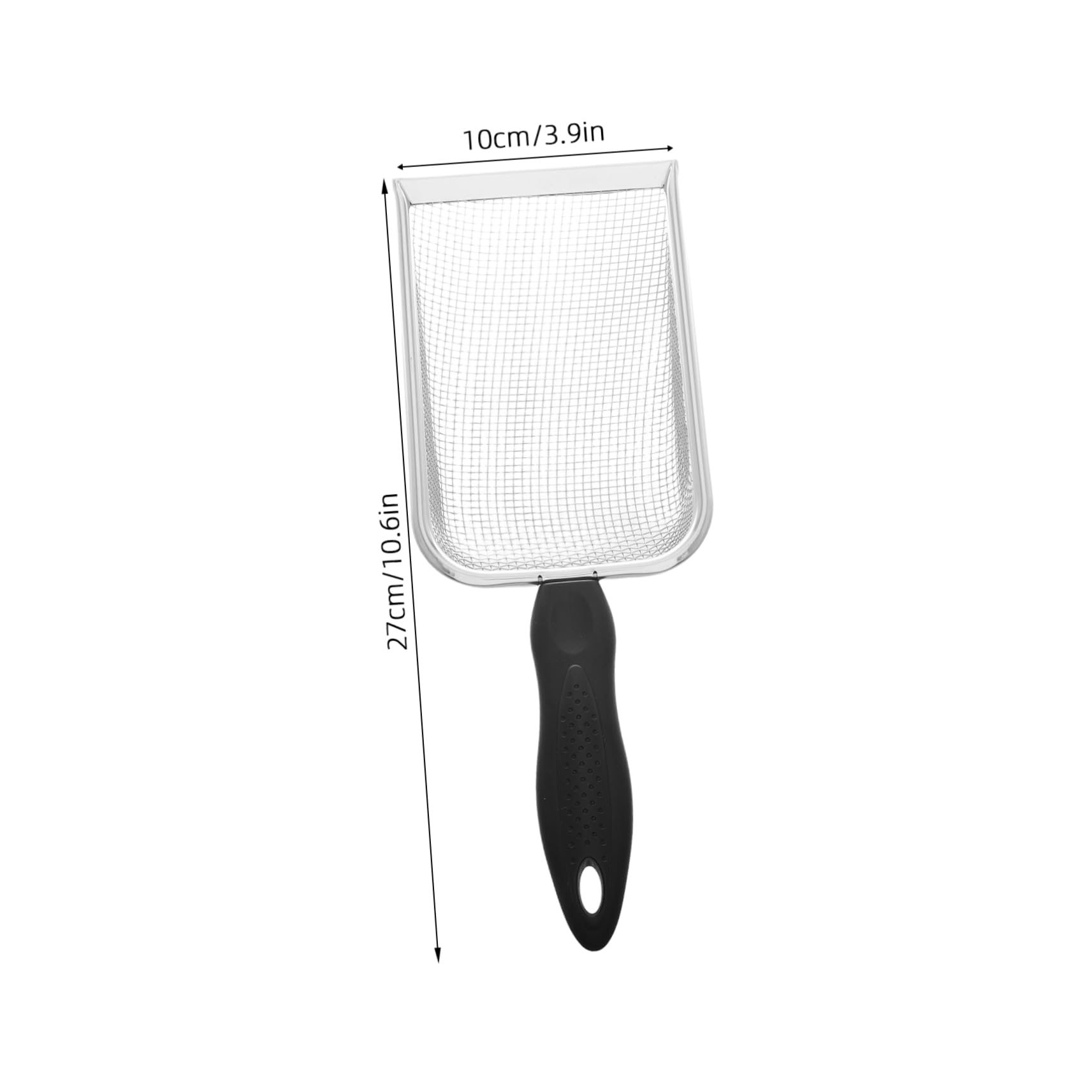 SUPVOX 2pcs Fine Metal Cat Litter Scoop Lifter for Cat Litter Box Stainless Steel Shovel for Reptile Poop Poop Scooper Sifter Shovel for Pet Supplies