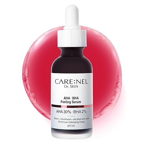 Solución de pelado AHA 30% BHA 2% Serum – Cuidado de la piel coreano Facial Exfoliante y ácido hialurónico Vitamina – Tratamiento nocturno Anti
