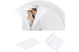 90 Pack Pre-Folded Vellum Jackets for 5x7 Invitations: Translucent Vellum Paper 5x7