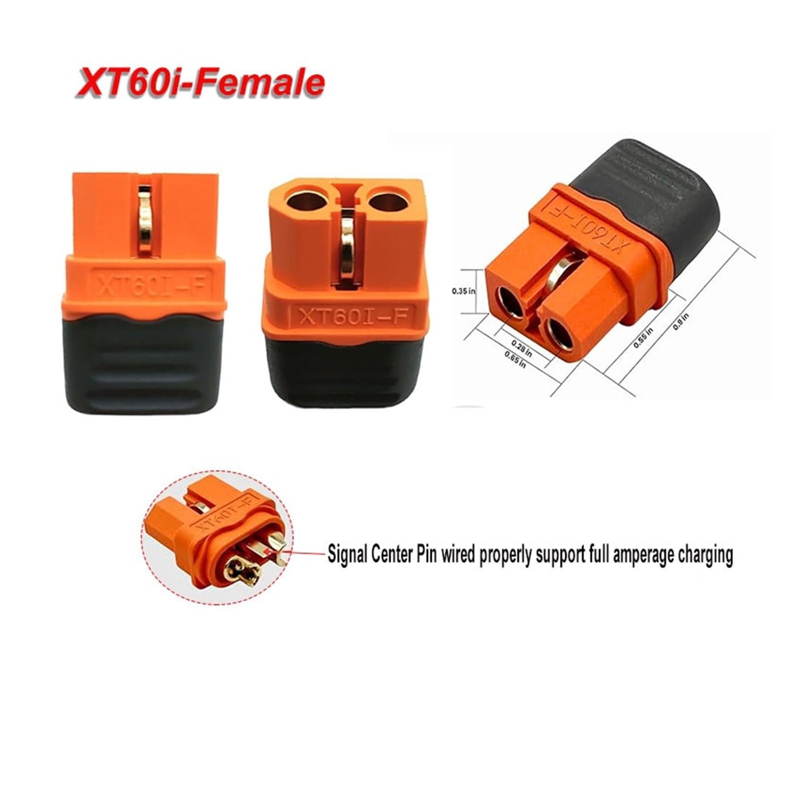 Złącza męskie i żeńskie z kablami Kabel XT60i żeński do solarnego Kabel silikonowy 12AWG 3,4 mm² Złącze XT60H-F Kabel przedłużający panel słoneczny (XT60-Male to Mc-4.2m-6.56ft)