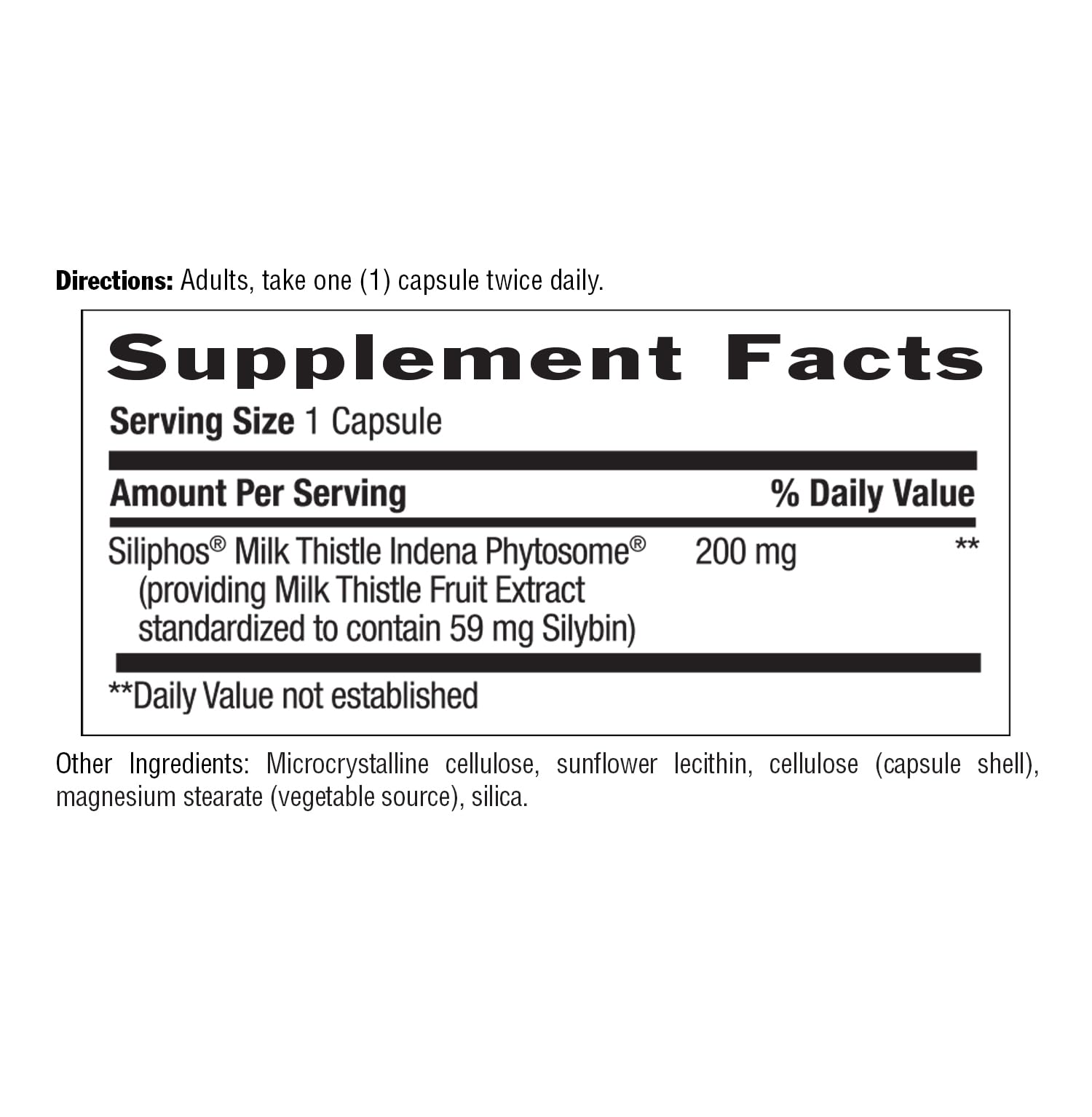 Country Life Milk Thistle Phytosome Supplement, 30 Capsules — Amazon image 3