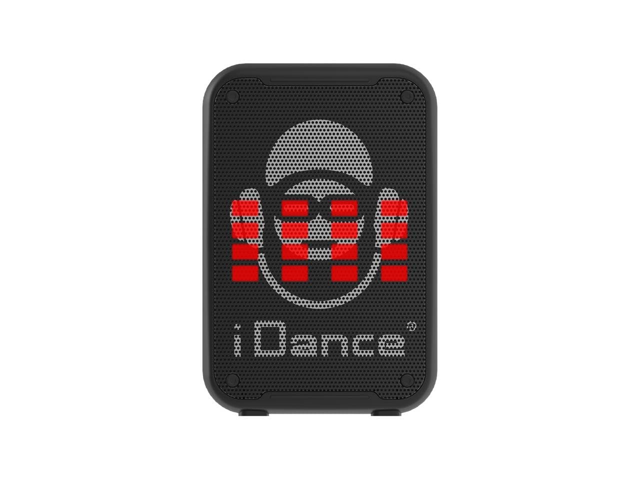 Karaoke con 2 microfoni senza fili - Altoparlante Bluetooth portatile - Dimensioni 35 cm - Batteria ricaricabile di lunga durata - con luci LED per discoteca - per feste - Connessione Internet senza