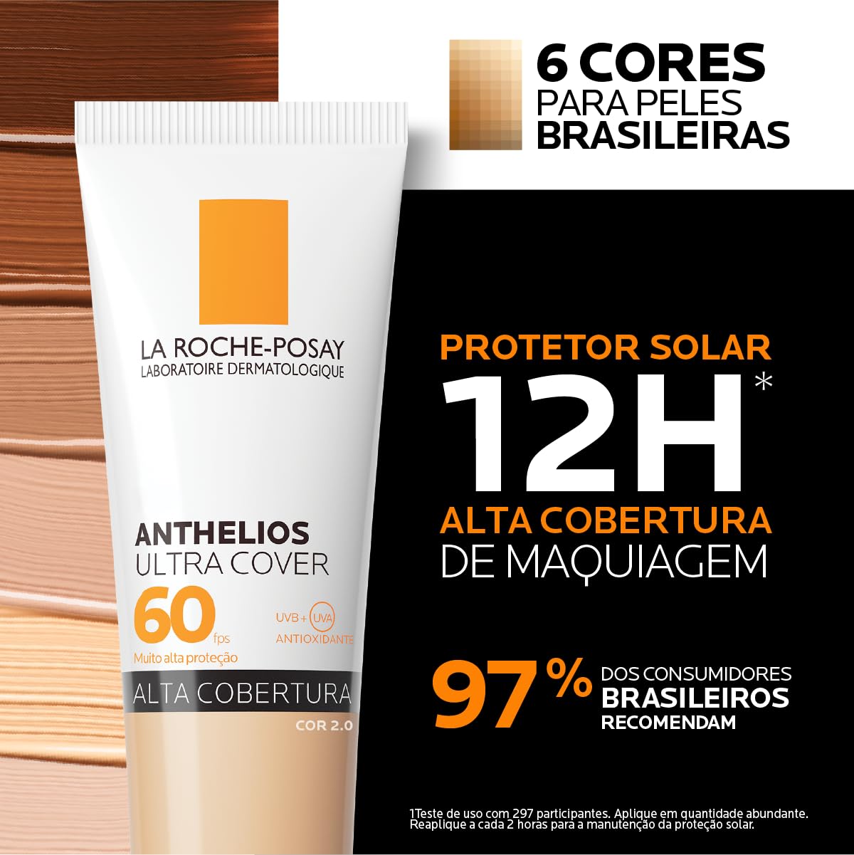 La Roche-Posay, Ultra Cover, Protetor Solar com Cor e Performance de Maquiagem, 12h de cobertura de base em uma única camada, Textura Fluida, Oil free, Toque Seco, FPS60, 30g em promoção! Veja a oferta e mais achadinhos de Proteção Solar 5 Hoje é o melhor dia para comprar La Roche-Posay, Ultra Cover, Protetor Solar com Cor e Performance de Maquiagem, 12h de cobertura de base em uma única camada, Textura Fluida, Oil free, Toque Seco, FPS60, 30g com aquele preço maroto! Promoção! Aproveite a oferta! 5