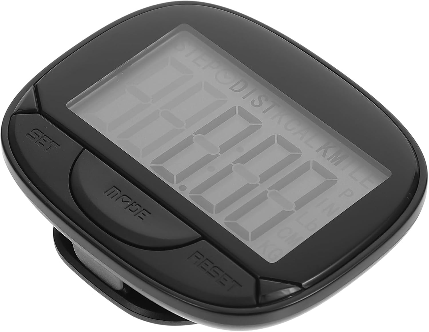 CHILDWEET Large Screen Fitness Pedometer with Clip Portable Walking Step Counter Calorie Tracker for Men Women Seniors Simple Design Random Color