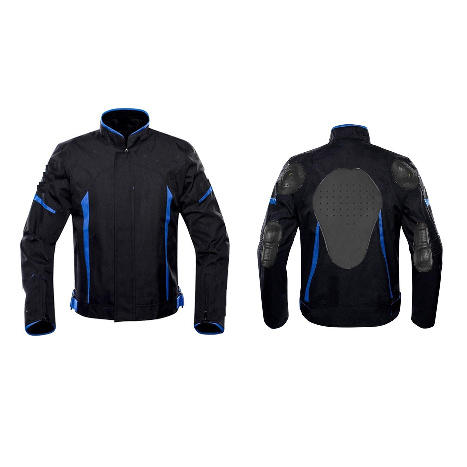 Chaqueta De Moto Anti-caída Chaqueta De Montar A Caballo para Hombre con Forro Aislante De Algodón Y Desmontable 5 Engranajes Protectores Extraíbles para Proteger Su Seguridad Al Conducir