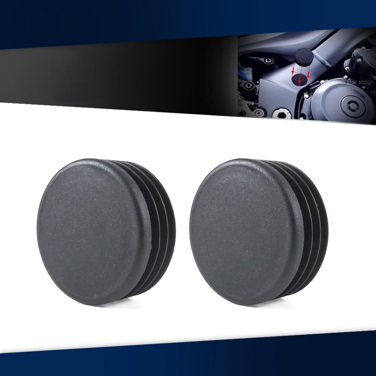 Protezioni Paratelaio Per Moto Suzuki GSXS E GSR - Anticaduta In POM, Nero - Foto 5