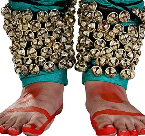JAS Kathak Ghungroo/Ghunghru / Ghungru,Concert Quality, Ankle Bracelet Pair. 75 Ghungroo each bracelet.