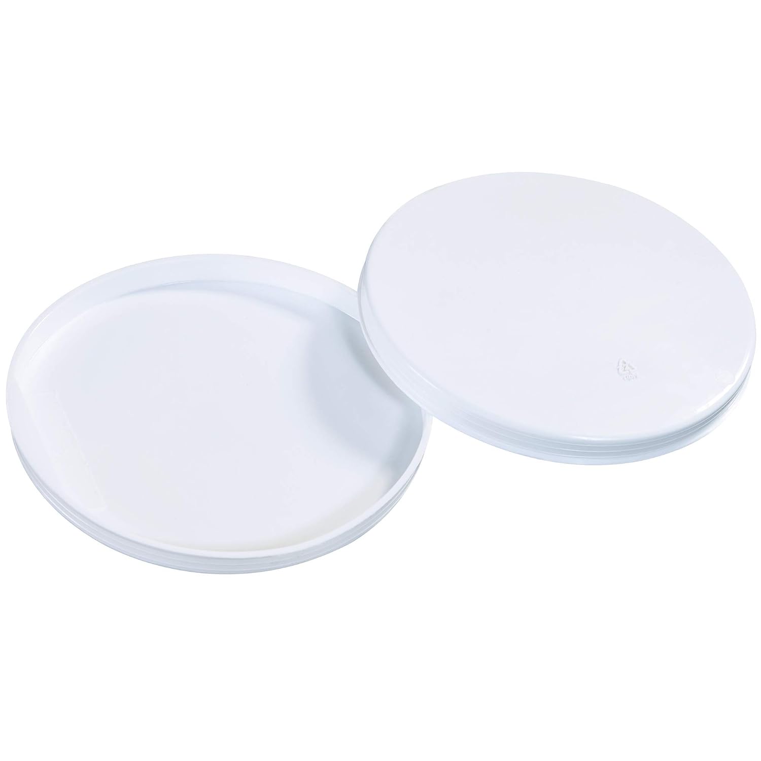 Partners Brand PMTCAP6 Plastic End Caps, 6", White (Pack of 100)