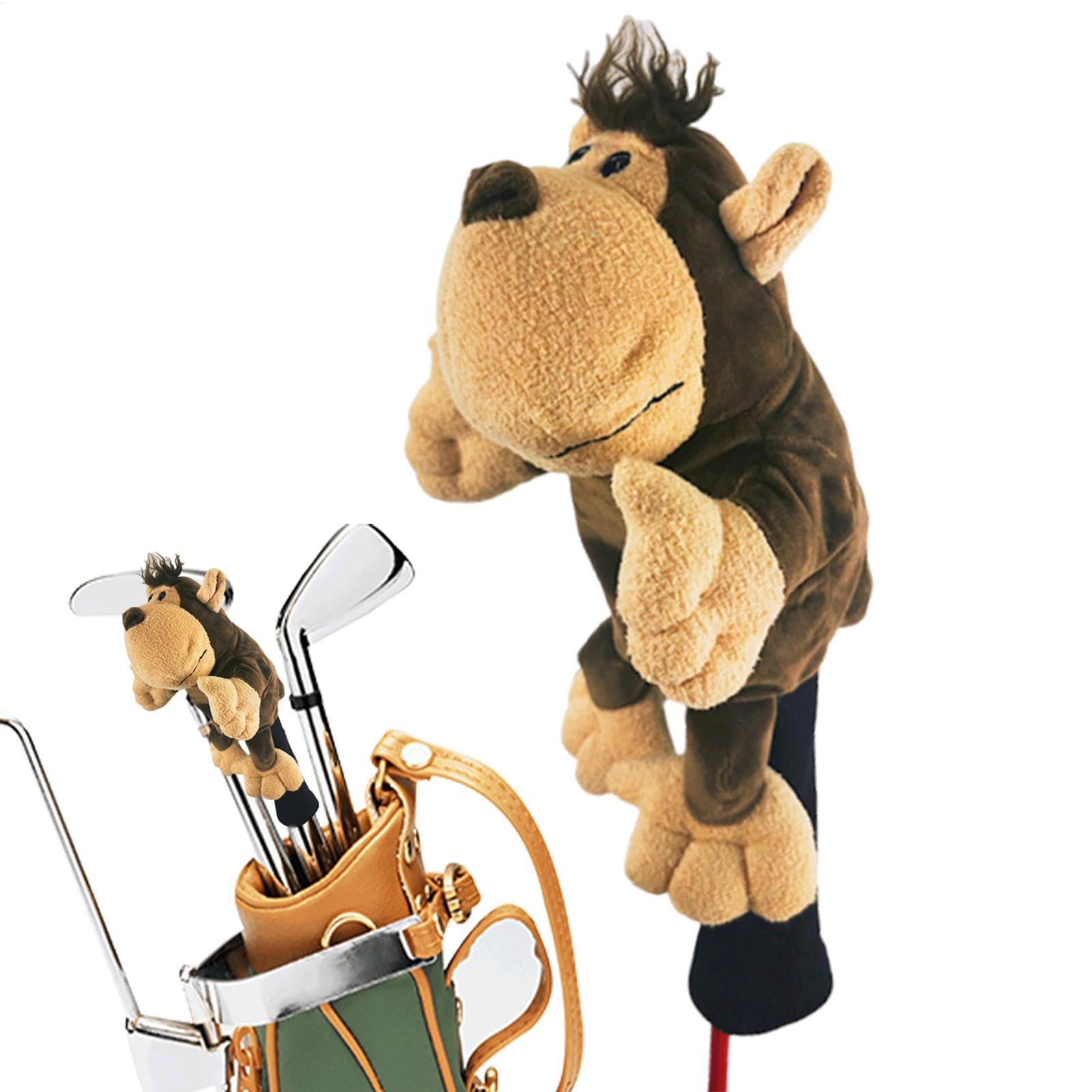 Golf Driver Cover Golf Funny Cute Plush Animal Zoo