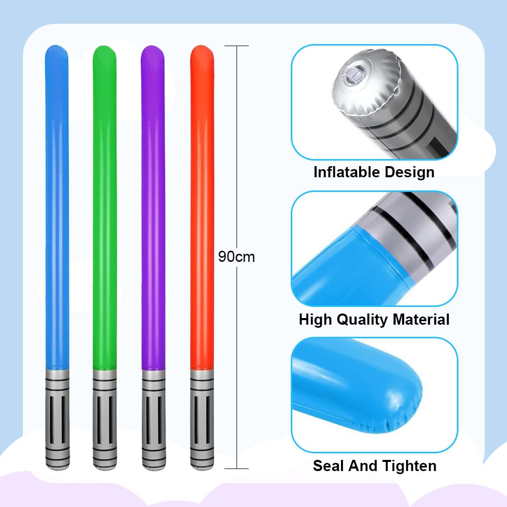 Star Ballons, Light Saber Sword Stick Balloons, Star Spada