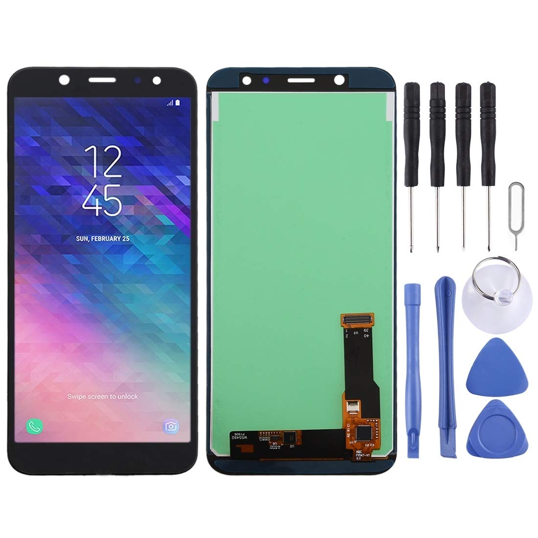 Afficheur LCD complet pour Galaxy A6 2018 technologie TFT noir - 7