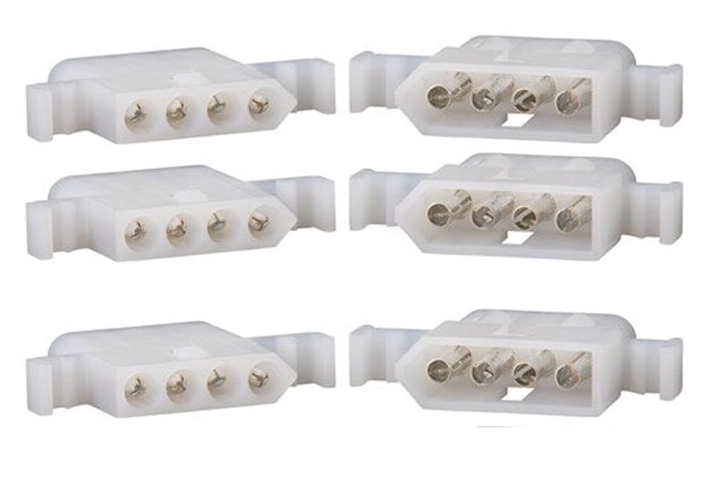 Amazon.co.jp: Molex 4回路コネクタ 14-20AWG 0.93インチピン