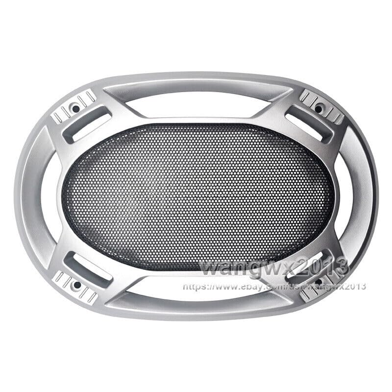 Generic 2X 6""x9"" Inch Speaker Grill Cover Car Audio Woofer Decorative Circle Metal Mesh