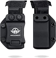 Vista 22 de POLE.CRAFT IWB/OWB - Funda para cargador Kydex - Mag Carrier se adapta a: 0.354 in .40 Double Stack/0.354 in .40 Single Stack - P365 1911 Glock 19