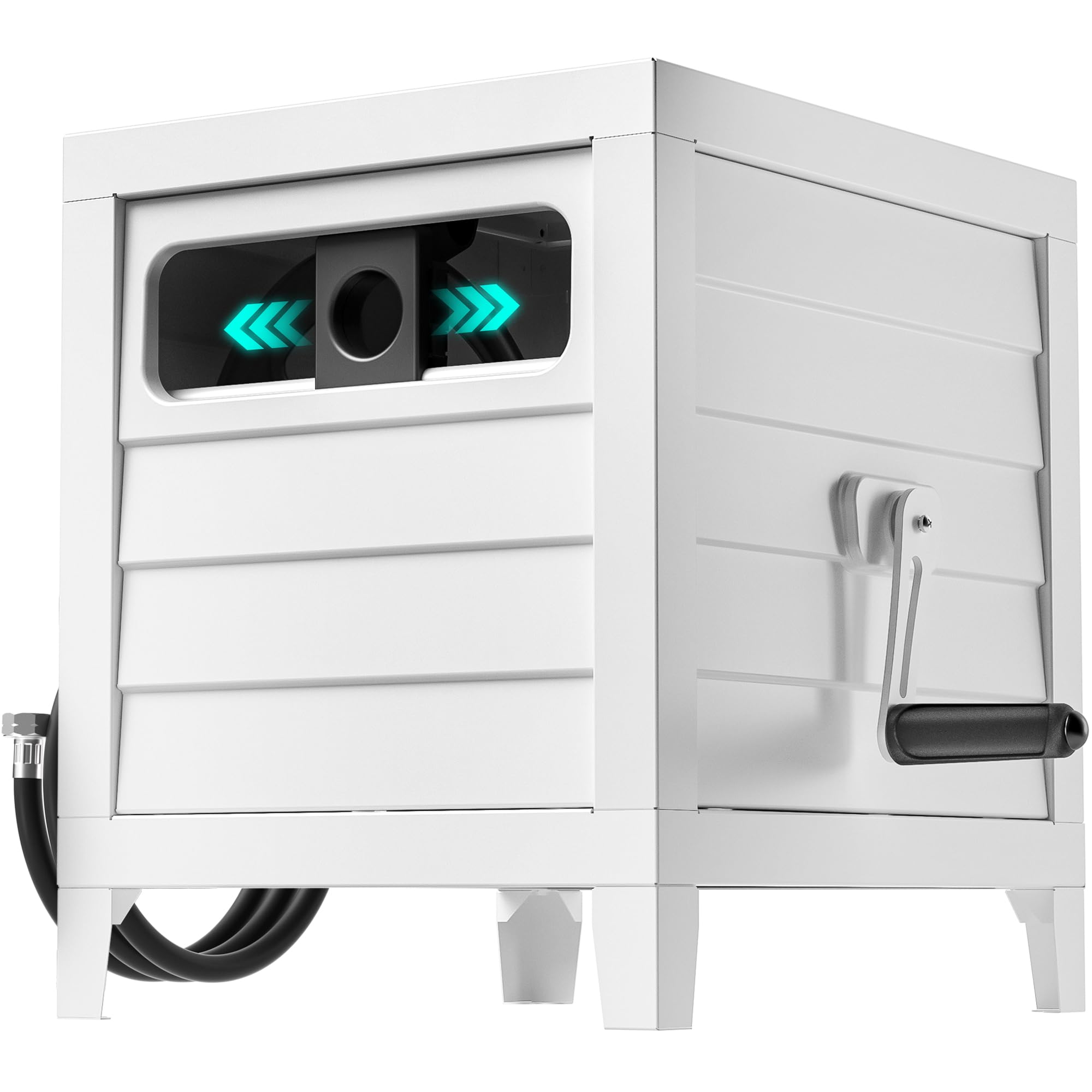 AQUAZILLA Metal Garden Hose Reel Box