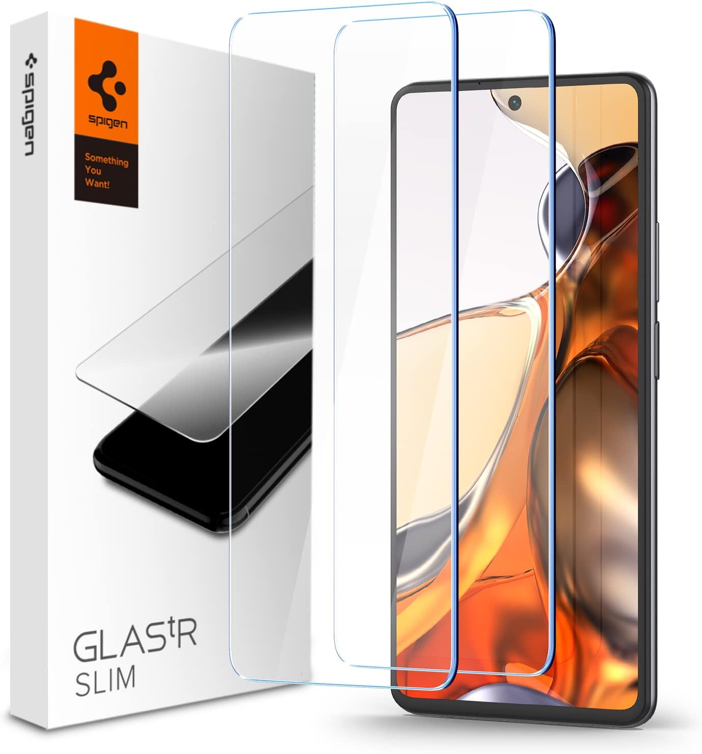 Amazon Spigen ガラスフィルム Xiaomi 11T と Xiaomi 11T Pro 用 保護 フィルム 2枚入