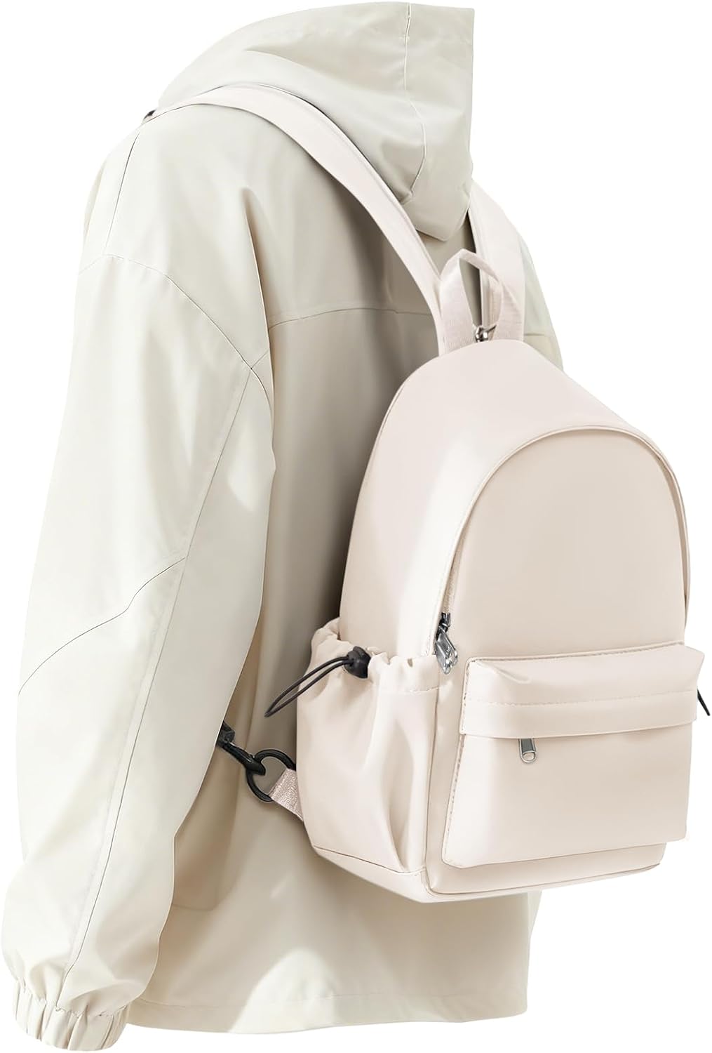 SEAFEW White Sling Crossbody Bag for Men Women, Tactical Backpack Shoulder Daypack Mini Anti-Theft Cross Body Motorcycle Chest Bags, Small One Strap Fanny Back Pack for Casual Travel Hiking Sport Gym - Image 8