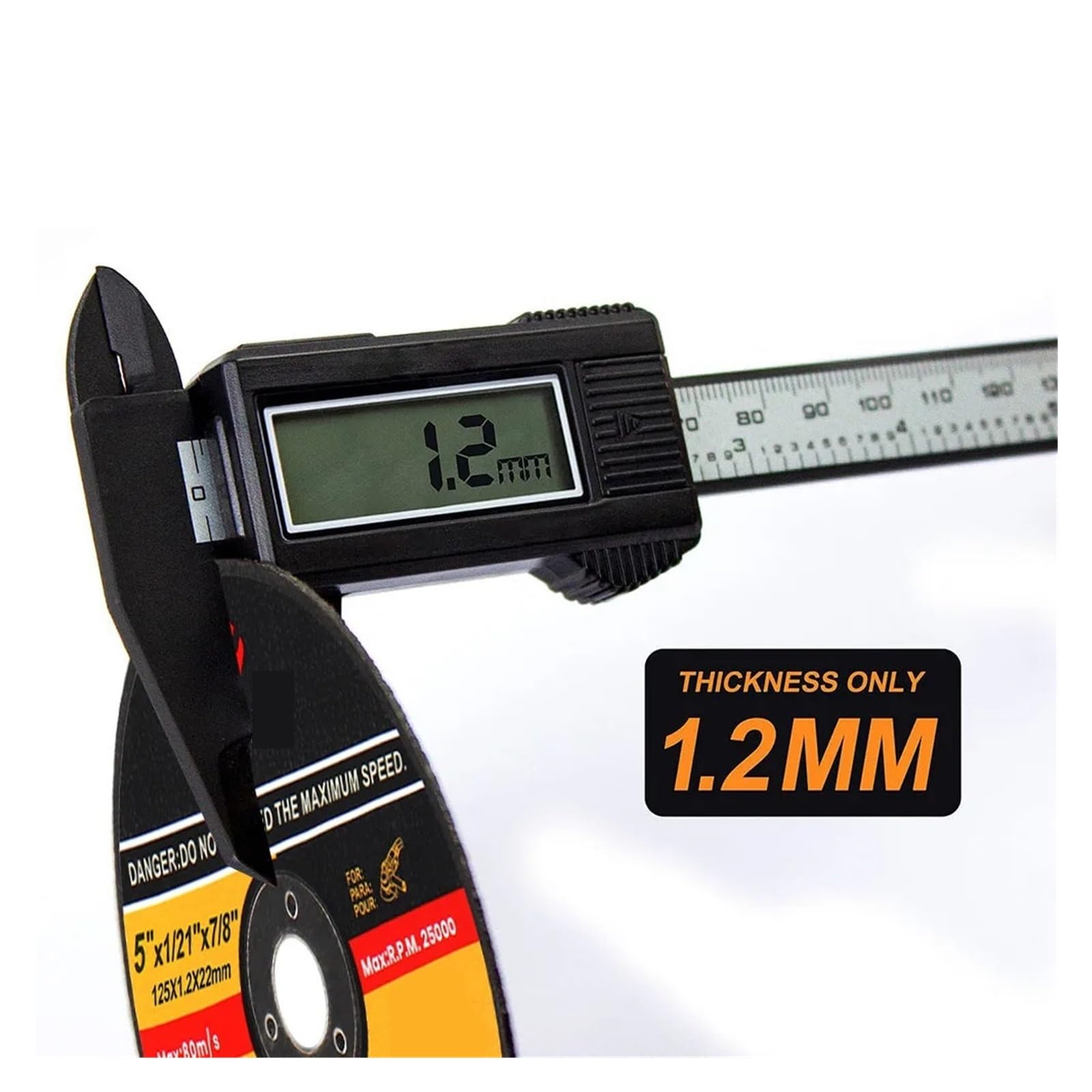 Tarcza tnąca ze stali nierdzewnej do metalu 10-50 sztuk 125 mm, tarcze do cięcia, tarcze szlifierskie, tarcze szlifierskie, tarcze do szlifierek kątowych (50 sztuk)