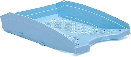 Miniatura 3 de Mintra Office Bandeja de plástico para letras verde azulado