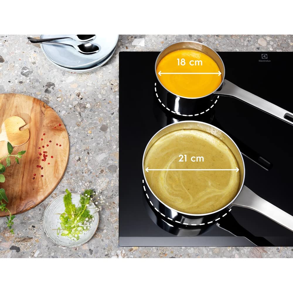 Electrolux CIL63443 - Piano Cottura da 60 cm 4 Fuochi ad induzione, Nero