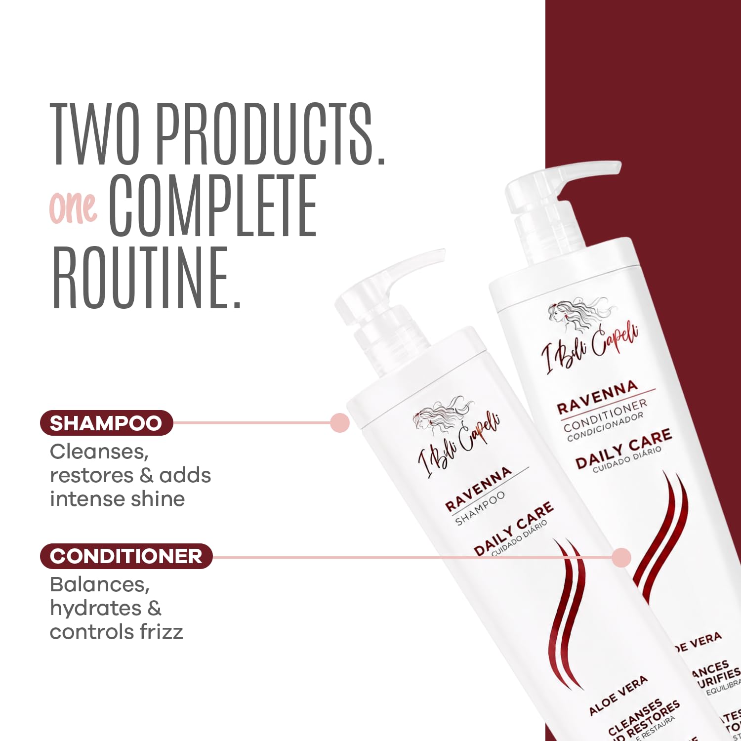 Amazon.com : I Belli Capelli Ravenna Hair Straightening Kit