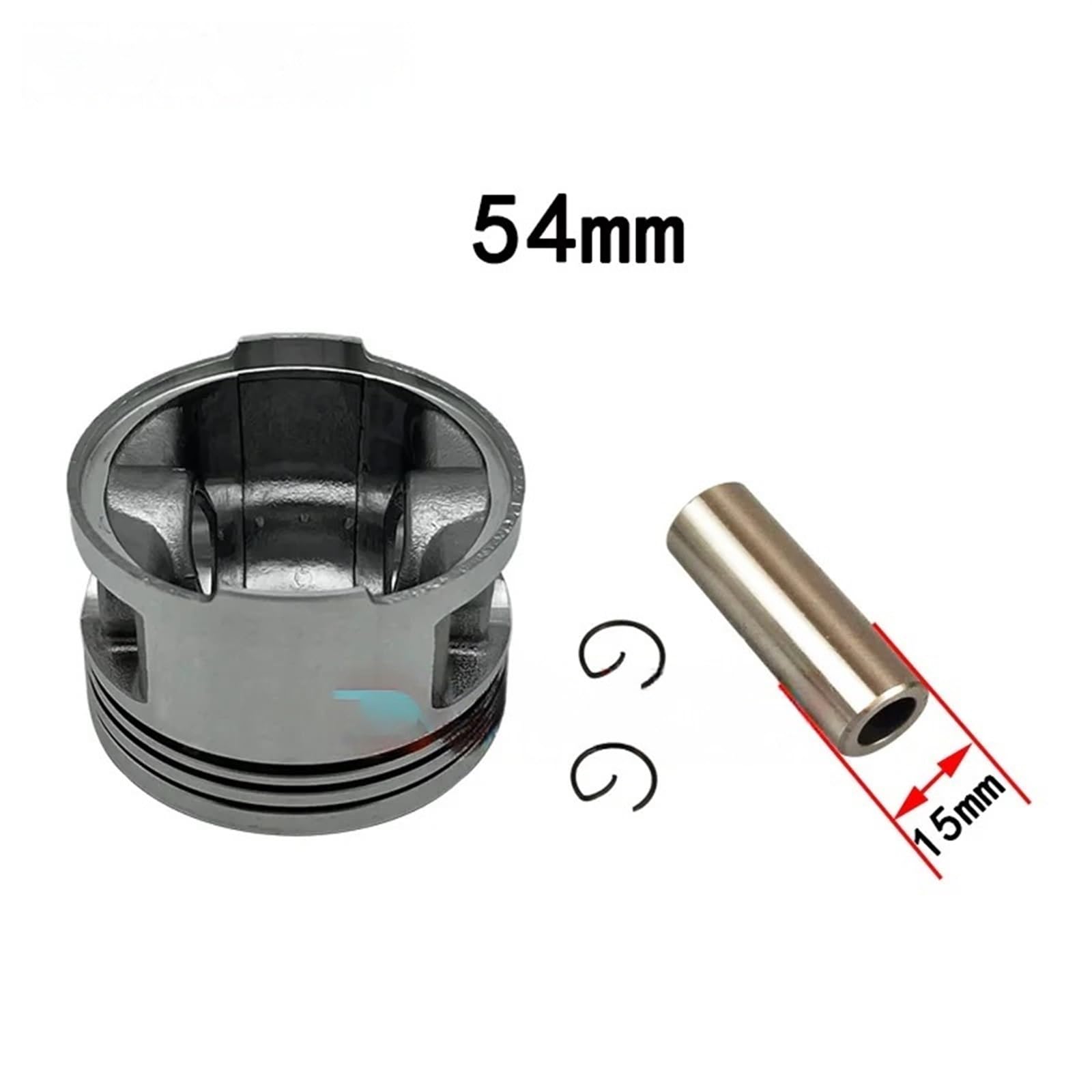 Amazon.com: IVYARD Motorcycle 54mm Piston 15mm Pin Ring Set for