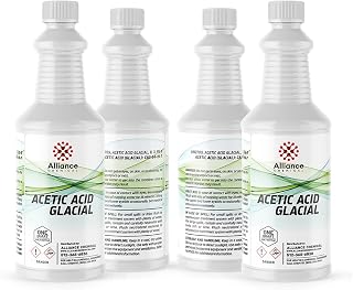 Acetic Acid Glacial Technical - 1 Gallon (4 Quarts) : High Purity Multi-Use Solution for Home & Industrial Applications