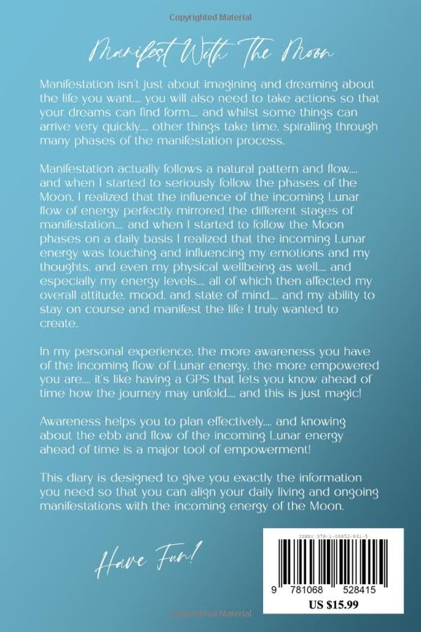 Manifest with the Moon Astro-Moon Diary 2025 (East USA Edition): Live Consciously - Image 2