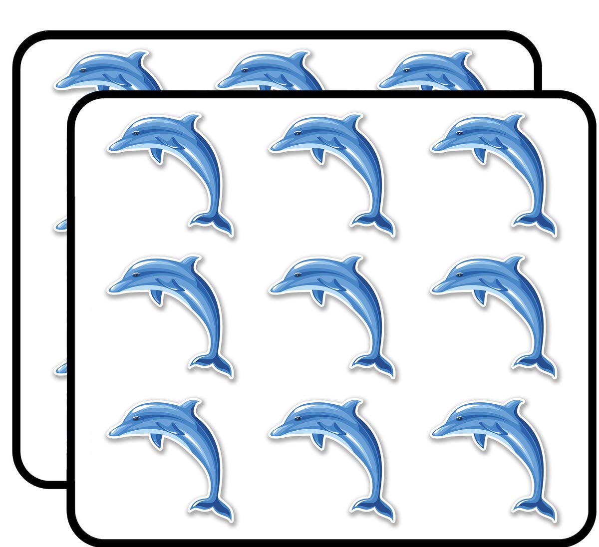 Dolphin 2" 18 Pack Planner Calender Scrapbooking Crafting Stickers