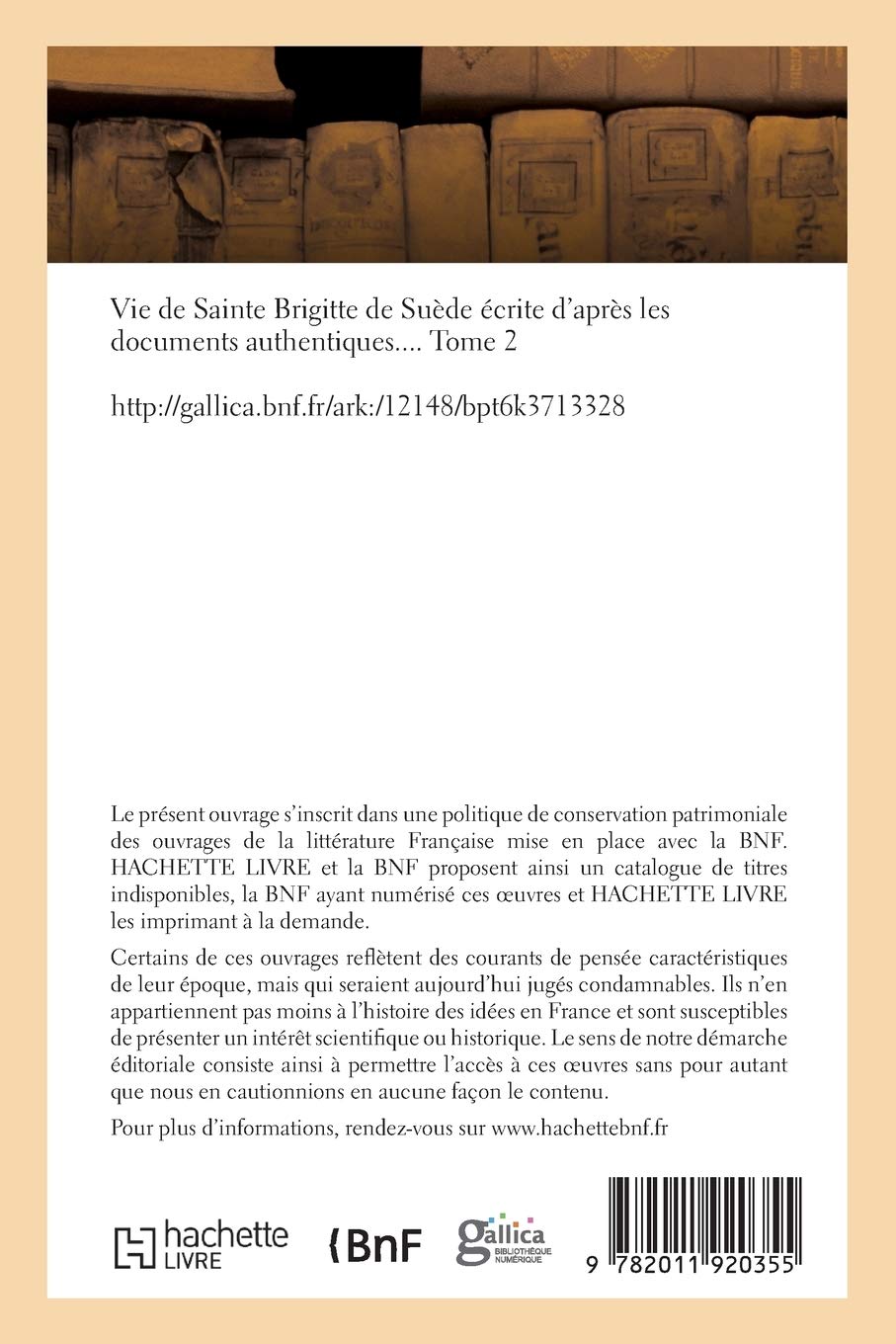 Vie de Sainte Brigitte de Suède écrite d'après les documents authentiques T02