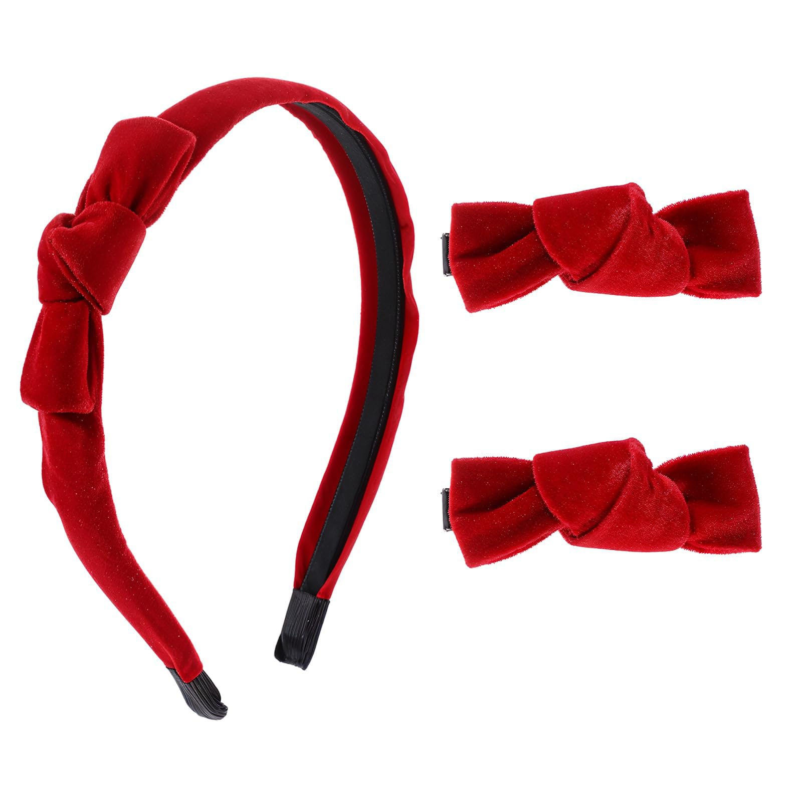 Lurrose 3pcs fermagli per capelli a becco d'anatra in metallo. Mollette