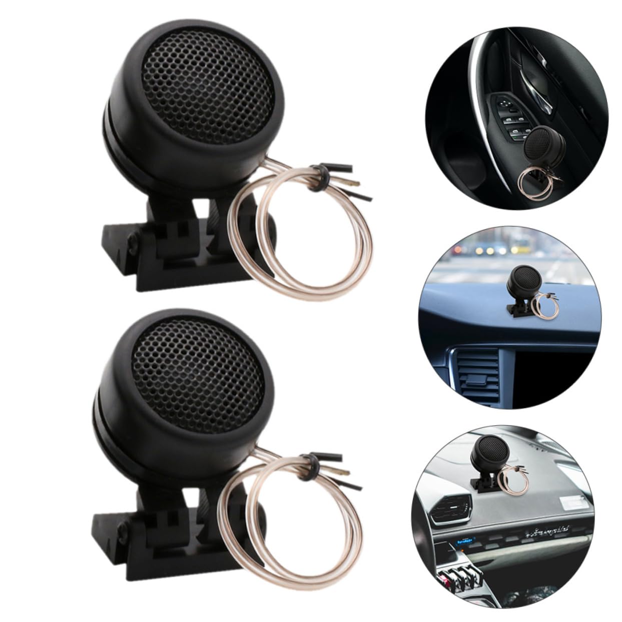 FUNOMOCYA Auto Tweeter Speakers High-pitched Sound Car Accessories Car Audio Systems Horn