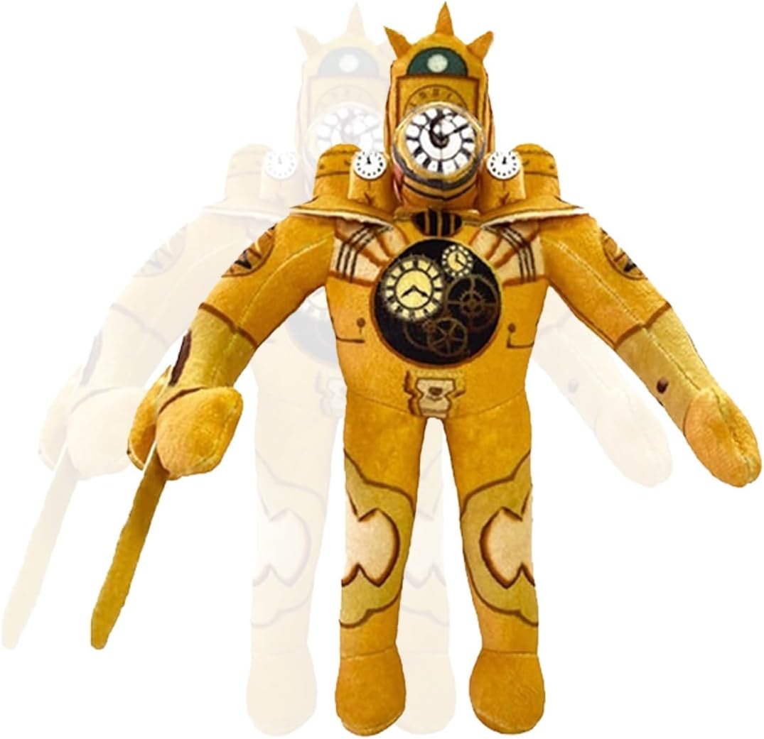 NEW Skibid Toilet Figures Series Plush,Skibid Toilet Titan Clockman Plush,Cameraman Titan Speakerman Boss TV Man Plush Toys,for Gift Collectibles Decoration