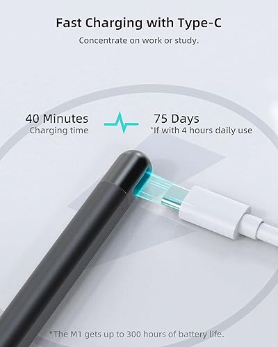 Miniatura 4 de Metapen Lápiz óptico M1 para Microsoft Surface (batería de 75 días, escritura suave), funciona para Surface Pro X876543, Surface Go 3Book 3Llaptop