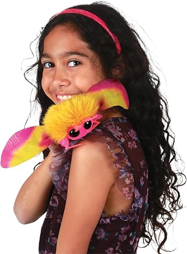 Miniatura 5 de Folkmanis Mini marioneta de dedo de polilla de arce rosa