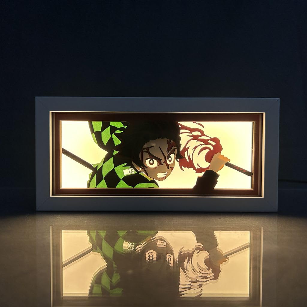 Anime Night Light Kamado Tanjirou/Figure for Bedroom Decor Lamp Led Light Anime Atmosphere Desk Lamp