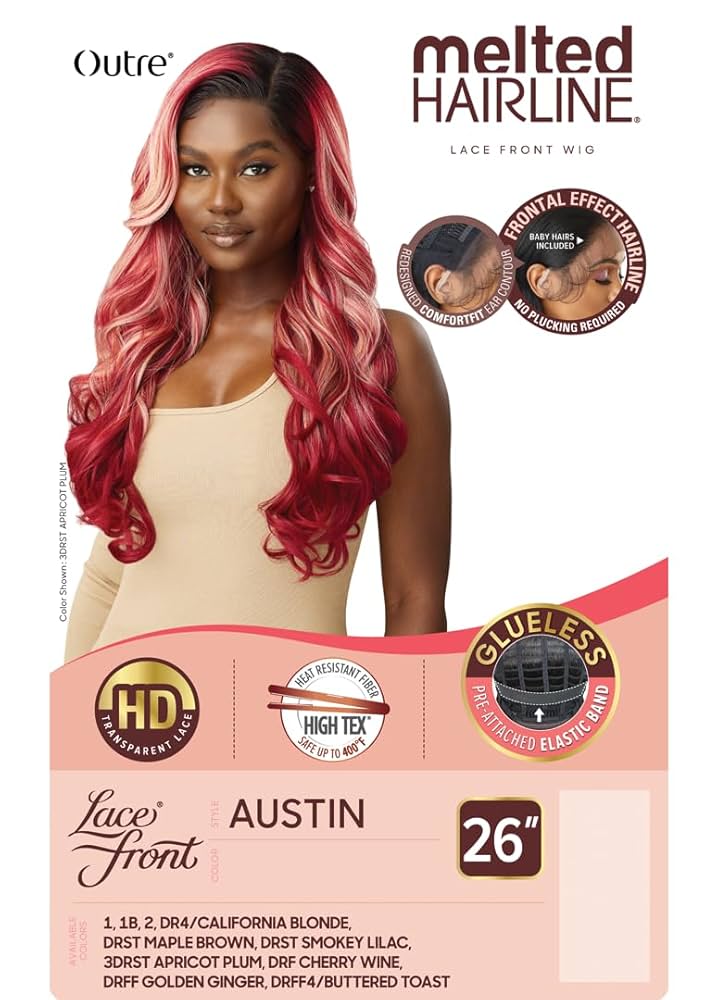 Amazon.com : Outre Lace Front Wig - Melted Hairline - Austin