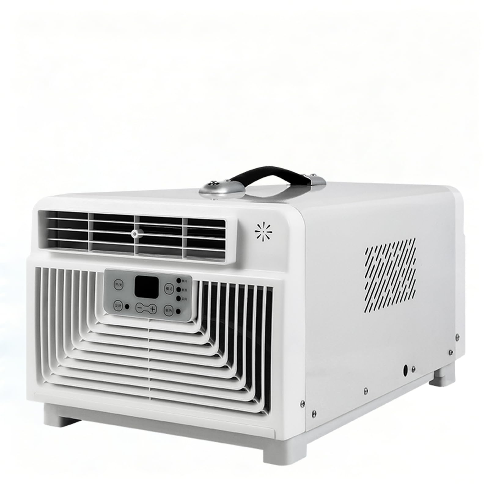 KPOUYYDS Portable Air Conditioner, 3400 BTU Tent AC Unit, Quiet 4-in-1 Small AC Unit with Dehumidifier & Fan, 12H Timer & Remote for Rooms up to 107 Sq Ft, Camping, RV, Truck, Van, Bedroom, Office
