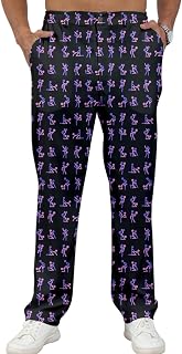 Men's Golf Lightweight Dress Pants Stretch Work with Pockets Running Comfy Work Pants
