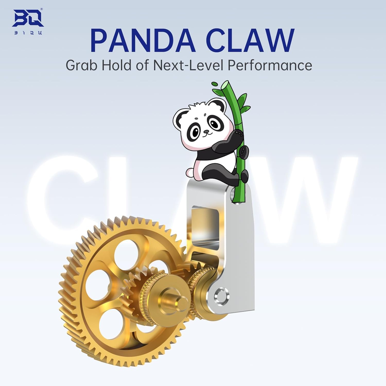 BIQU Panda Claw, Extruder-Zahnrad für Bambu-Lab X1C P1P P1S 3D Drucker, Golden RNC Nano-beschichtetes Extruder-Zahnrad, Glatterer und Gleichmäßigerer Fluss, Längere Lebensdauer