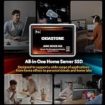【NAS Certified】 GIGASTONE Home Server SSD 512GB Up to 550MB/s TLC Flash with SLC Caching 24/7 Reliable for Gaming/PC/NAS SSD 3-Year Warranty 2.5" SATA Internal Solid State Drives RAID Disk