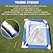 5x3 FT Folding Soccer Goal Portable Soccer Goal for Backyard Kids and Adults