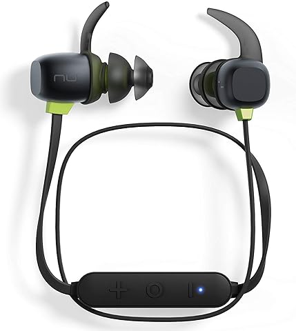 Optoma NuForce BE Sport4 Premium Wireless Sport earphones with 10h battery, sweat proof, AAC + aptX, Quick Charge, graphene drivers (BESPORT4-BLACK)