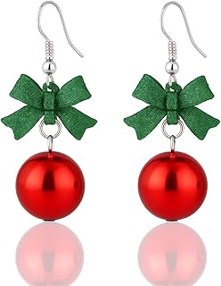 Gold Bow Earrings for Women, Long Tassel Chain Drop Earrings, Trendy Sma...