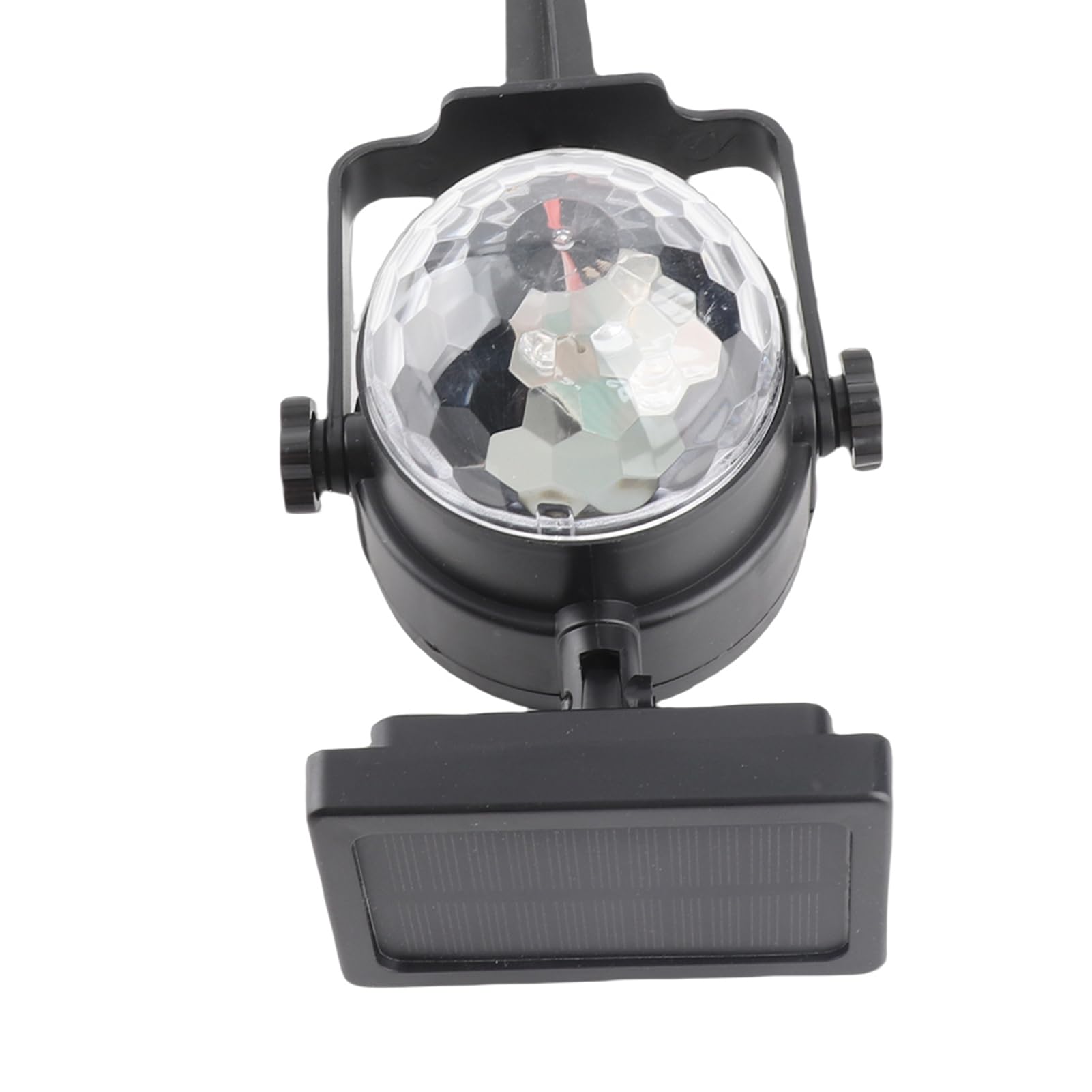 Fdit Lampada per Proiettore con Faretto a LED Rotante, Ad Energia Solare, a Tenuta Stagna, Ideale per Feste di Natale