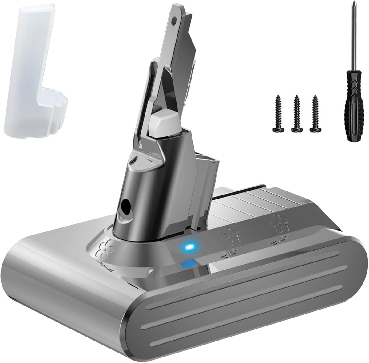 DTK Ersatzakku für Dyson V7 Akku SV11 Kompatibel mit V7 Fluffy Animal Absolute Motorhead Trigger Car+Boat HEPA