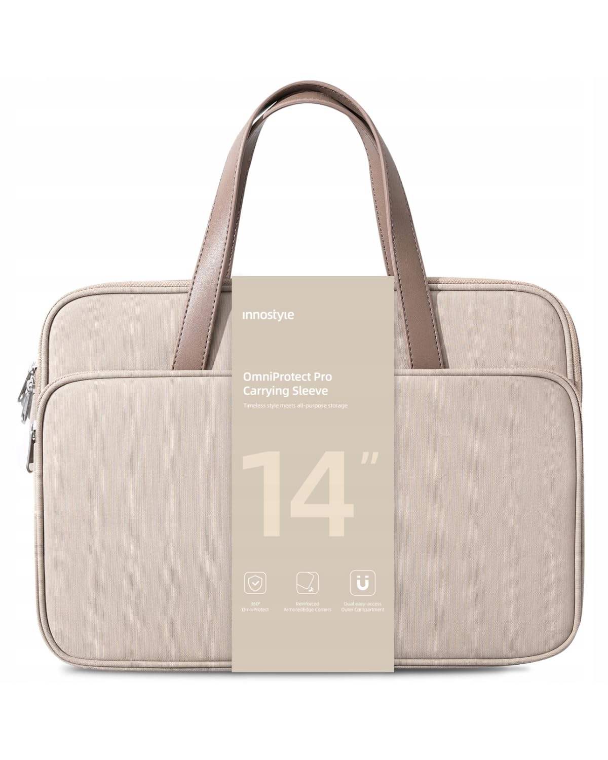 INNOSTYLE Laptoptasche 14 13 Zoll Laptop Tasche Laptophülle MacBook Hülle Wasserdicht Kompatibel mit MacBook Pro Air HP ProBook Dell XPS Yoga Surface Pro ASUS